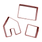 Preview: Cookie Cutters - Mini Gingerbread House - Mug Hugger (Set of 3)